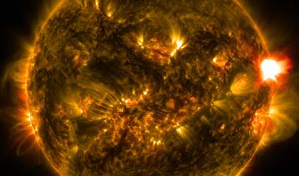 Mid-Level Solar Flare - NASA